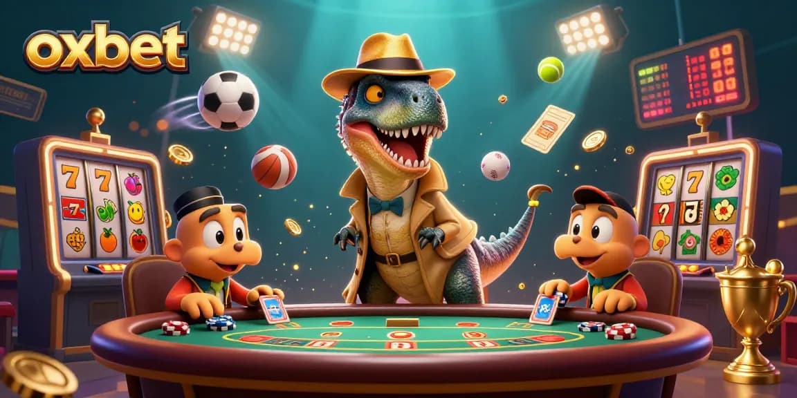 Play exciting casino games like oxbet with a velociraptor card counter at the blackjack table.