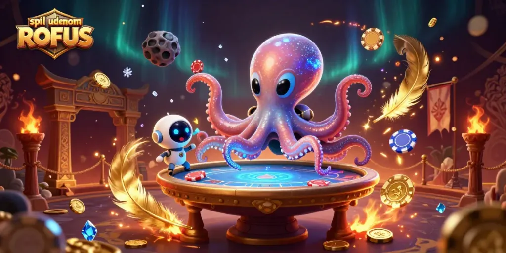 Play exciting games without ROFUS at an innovative casino with cosmic characters and incredible details.