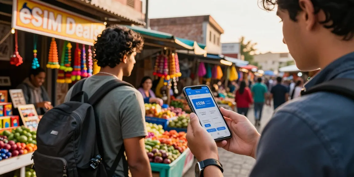 Discover exclusive Купоны eSIM (Kupony eSIM) deals in vibrant city markets.