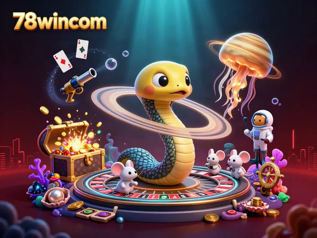 Experience exciting bets with 78wincom’s interactive gambling adventure featuring cosmic characters.