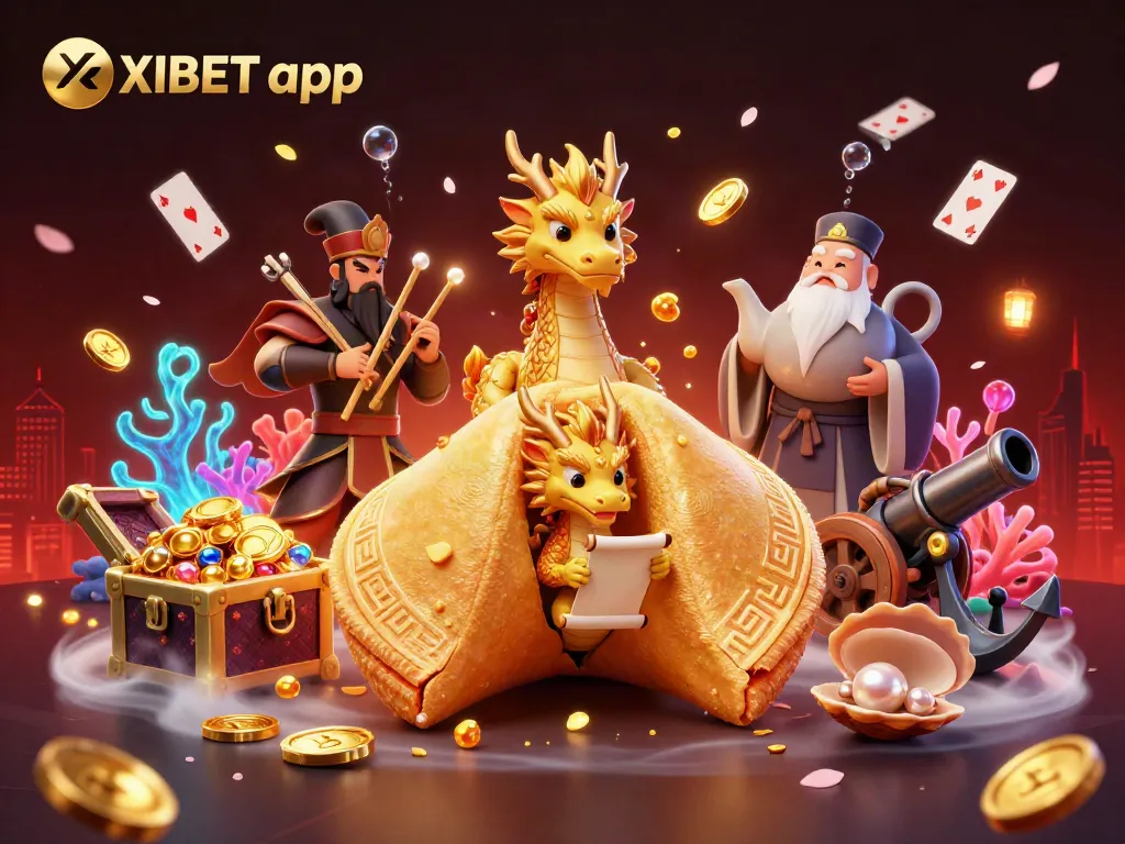 Play casino games with the interactive XIBET app featuring whimsical characters and vibrant elements.