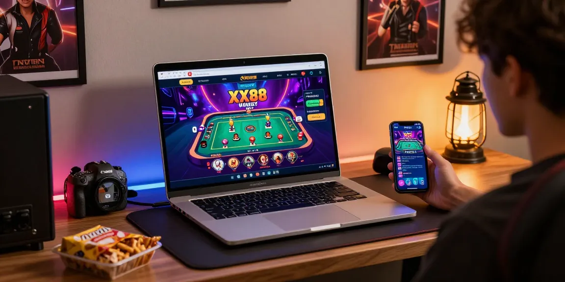 Engaging online gambling experience with XX88's vibrant casino game interface and community interaction.