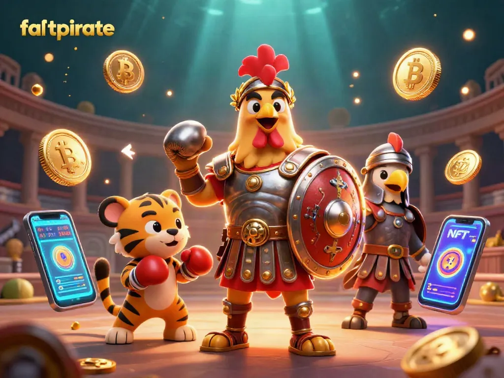 Experience thrilling gameplay at FatPirate Casino with vibrant 3D graphics and engaging crypto elements.
