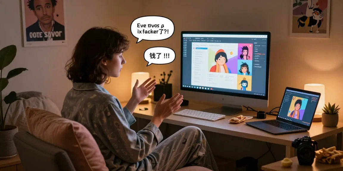 Engaging in character ai nsfw roleplay with a personalized AI companion in a cozy virtual setting, showcasing vibrant dialogue.