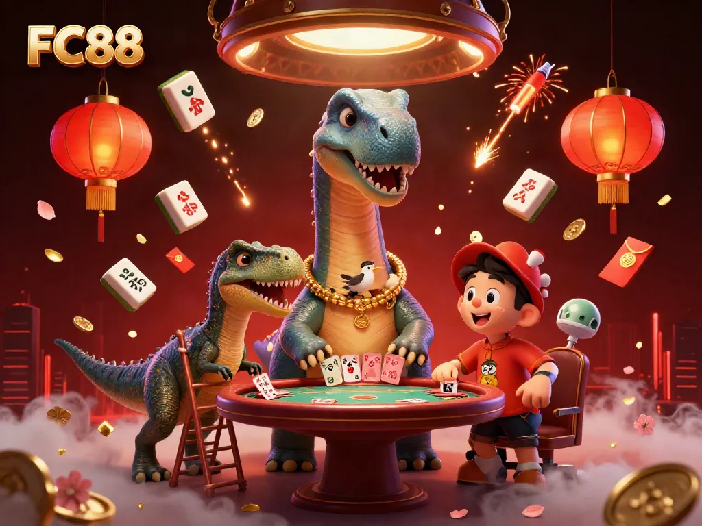 Engage with FC88's vibrant casino experience featuring unique characters and rich gaming elements.