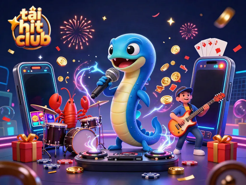 Experience the thrill of gaming with tải hit club, featuring colorful slots and energetic characters.