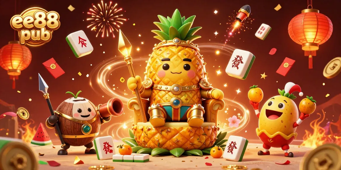 Experience thrilling gaming action at ee88 pub with an exciting beach casino scene featuring engaging characters and festive elements.