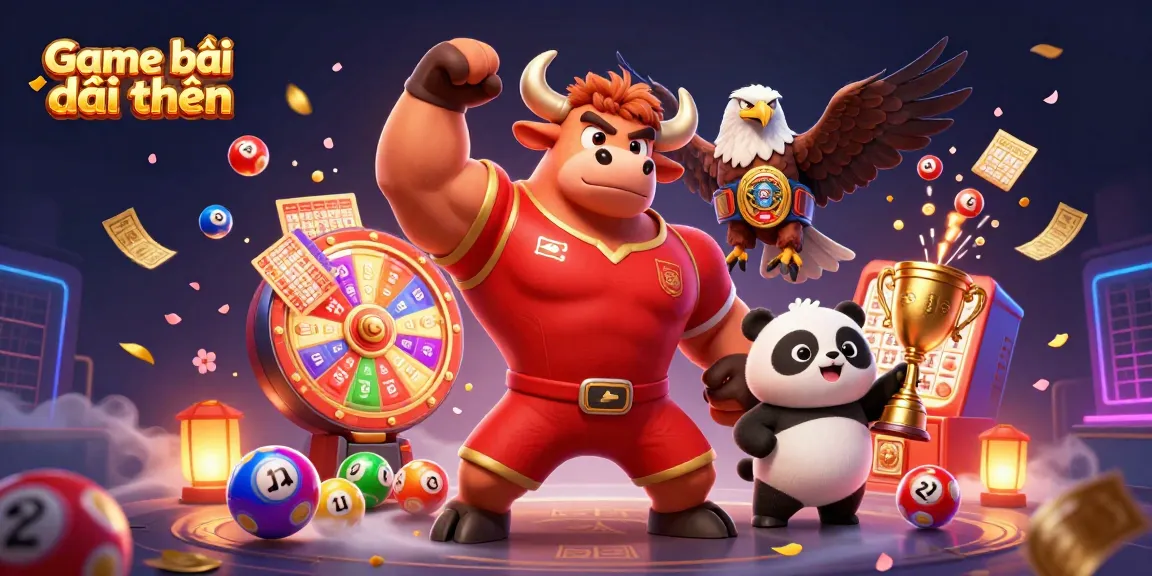 Engage with the excitement of Game bài đổi thưởng through dynamic characters and vibrant gaming elements.