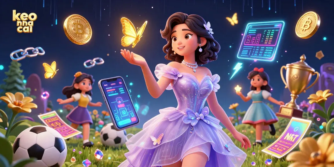 Bet on keo nha cai with vibrant sports betting elements and dazzling digital art.