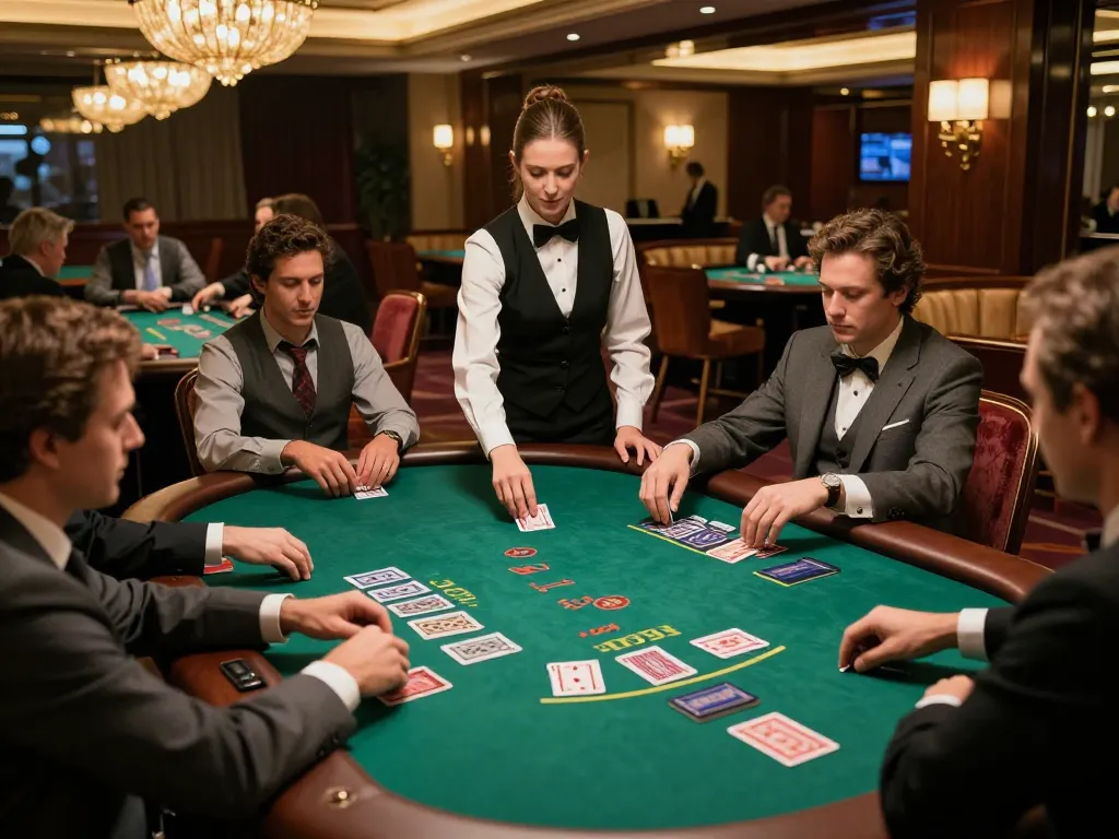 79king winning hand revealed at blackjack table in upscale casino