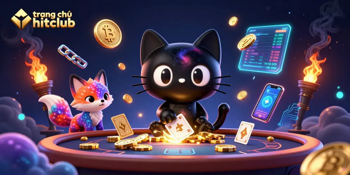 Engage with the cosmic casino action at trang chủ hitclub, where a black hole cat pulls in winnings.