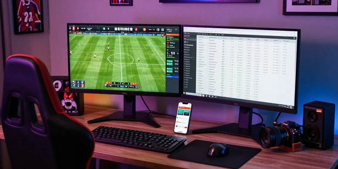 truc tiep bong da with match statistics, betting predictions, and strategic football tips in a vibrant home setup.
