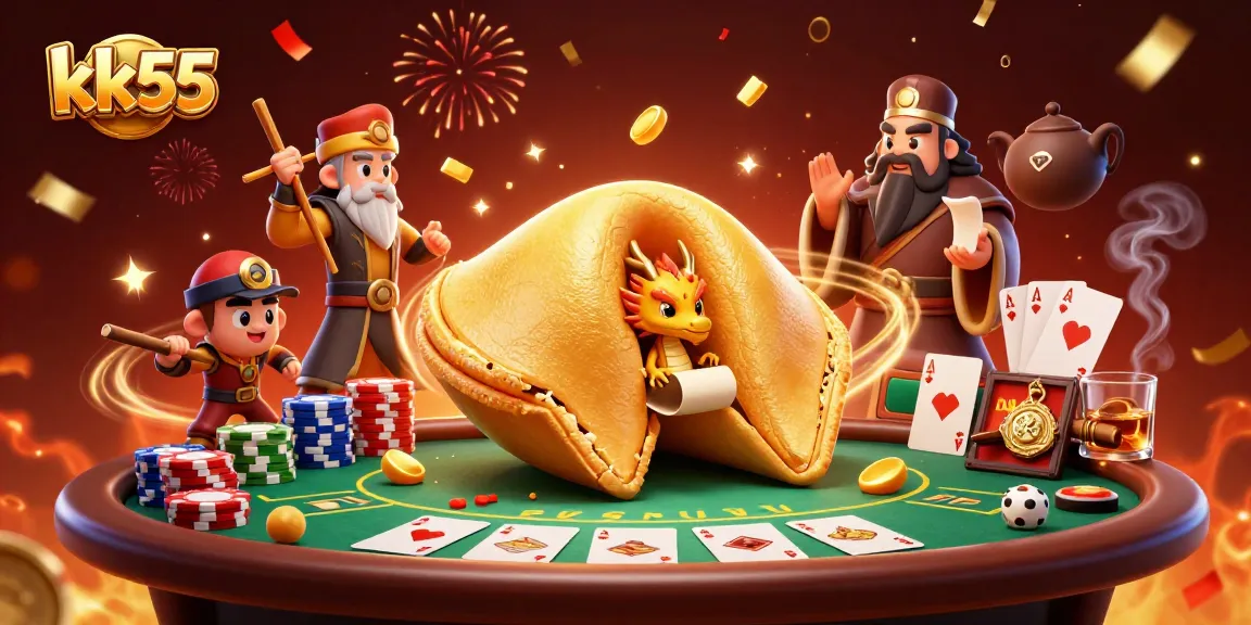Experience the adventure of winning with kk55 while engaging with vibrant casino illustrations.